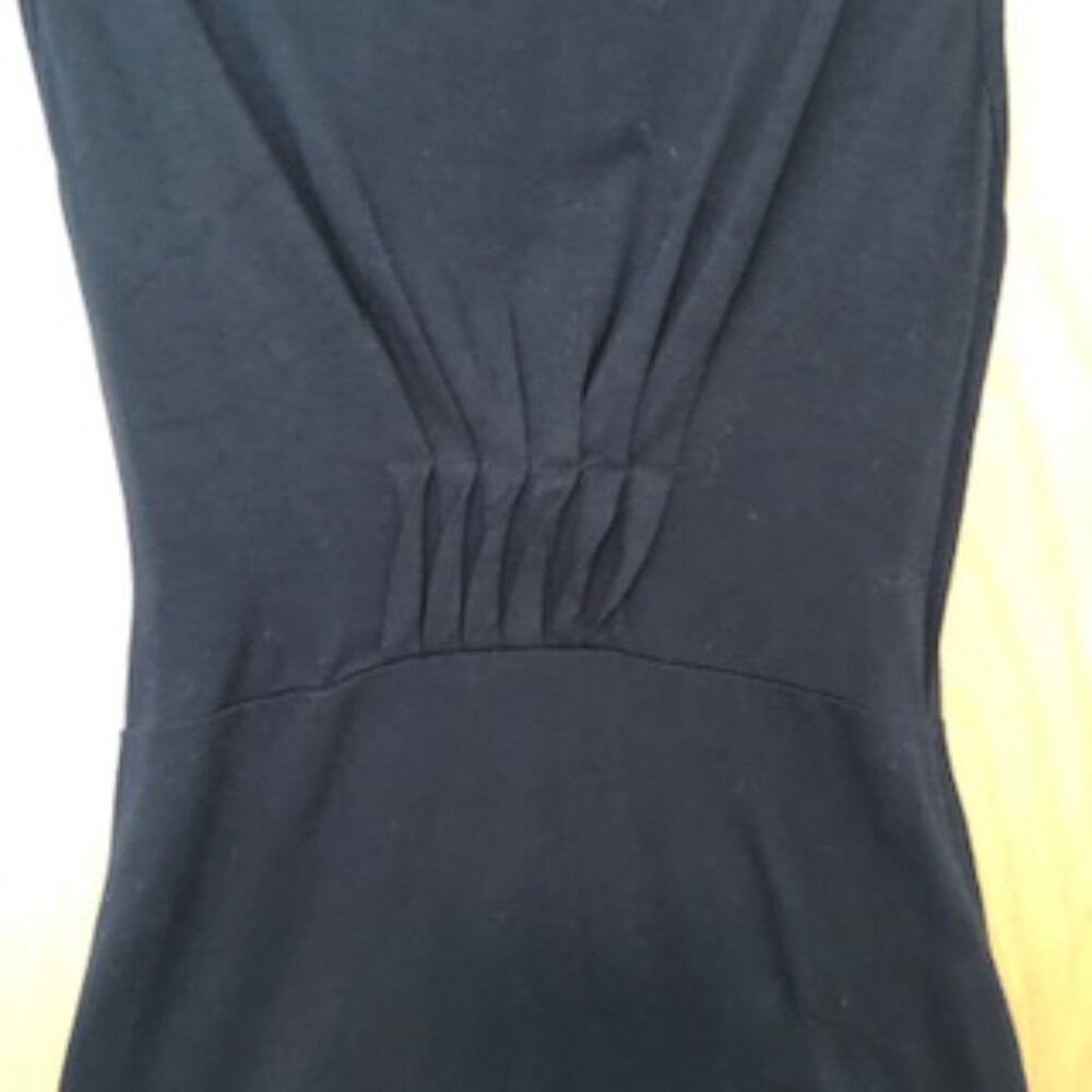 Vintage Embellished Design History Sleeveless Jeweled, Beaded Black Tank Large L - Picture 6 of 7